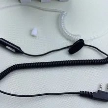 10 шт. 2 Pin гарнитура динамик Акустическая трубка микрофон для Kenwood двухстороннее радио TK-2170 TK-2173 TK-2200 TK3160 TK-3170 TK-3173 TK3200