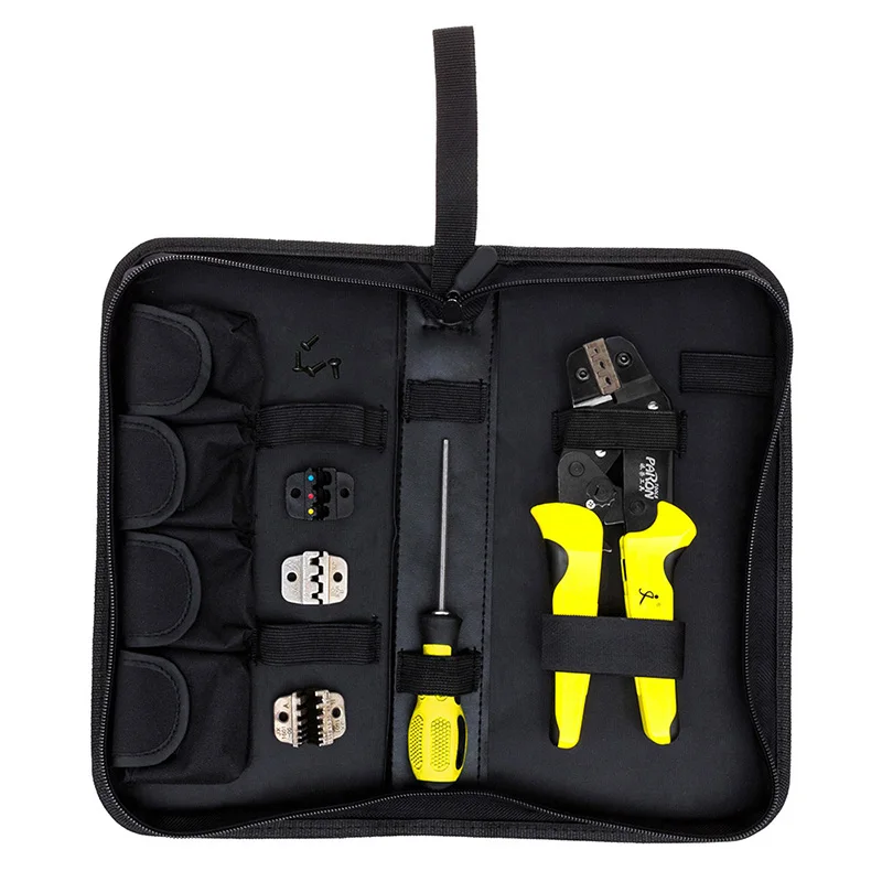 

Hot Sale JX-D4 Multifunctional Ratchet Crimping Tool 26-10 AWG Terminals Pliers Kit Wire Stripper Cable Cutter Whosale