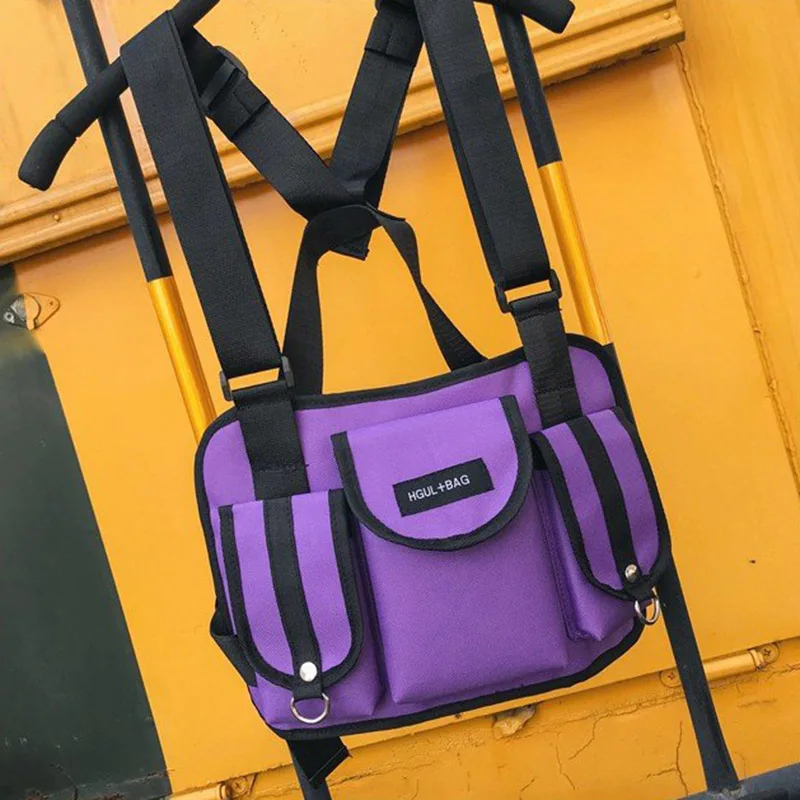 Hot Fashion Women Chest Bags INS Popular Outdoor Sport Waist Crossbody PUBG Female Bolsa Personality Unisex Shoulder Bag SS3498 (22)