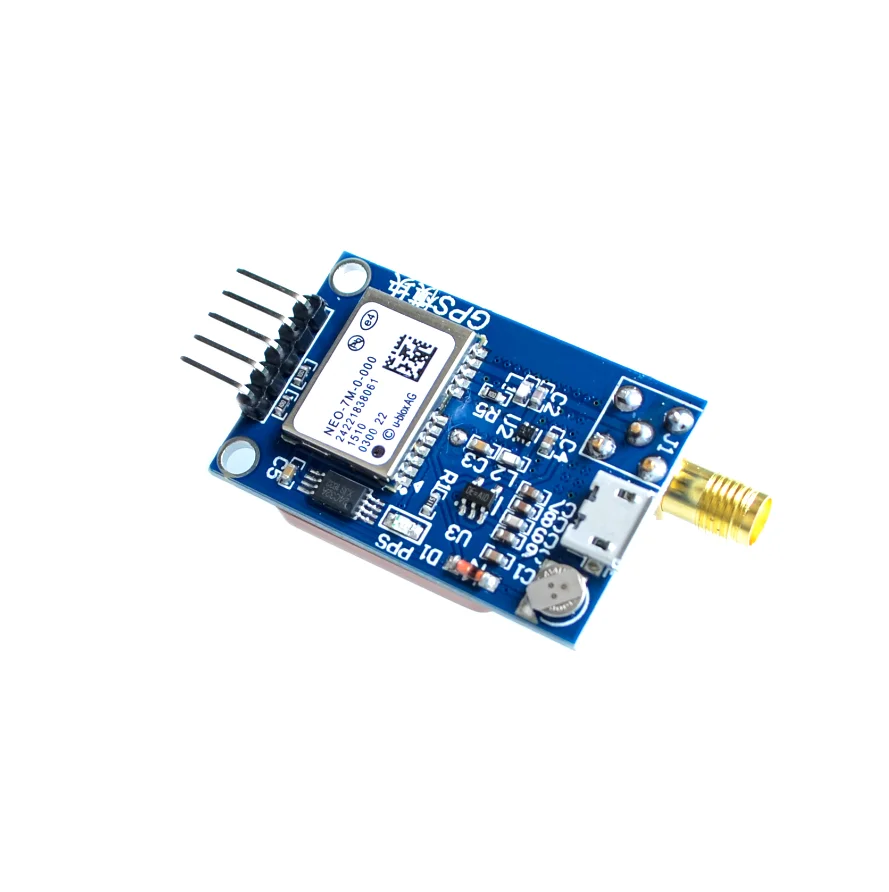 Gps Neo-6m NEO-7M NEO-8M модуль спутникового позиционирования макетная плата для Arduino STM32 C51 51 MCU микроконтроллер - Цвет: NEO-7M