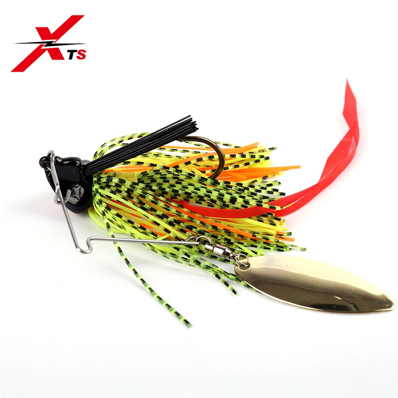 XTS Buzzbait рыболовная приманка 18 г 14 5 11 воблер блесна резиновая 3 цвета вращающаяся