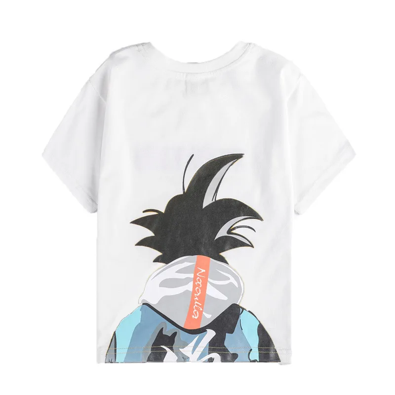 Футболка для мальчиков детская футболка Топ малышей Лето 2019 г. Goku 3 4 5 6 7 8 От 9 до 14