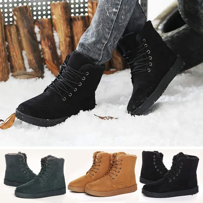 mens fur lined boots