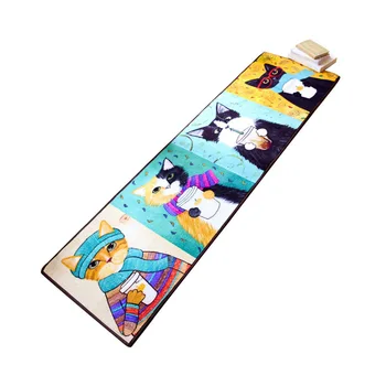 

Cartoon Cat Floor Mat Carpet Living Room Sofa Bedroom Long Strip Non-slip Mat 3