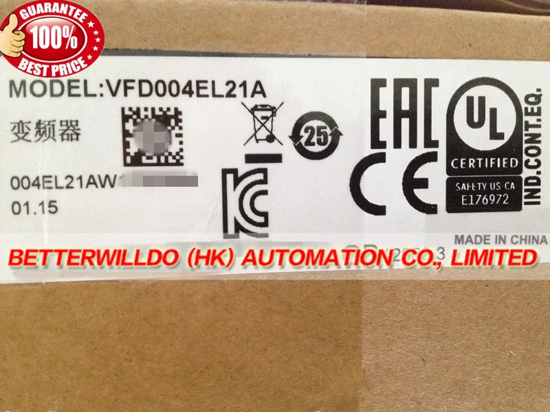 

VFD002EL21A VFD002EL23A VFD004EL11A VFD004EL21A VFD004EL23A VFD004EL43A NEW IN BOX 1 Year Warranty