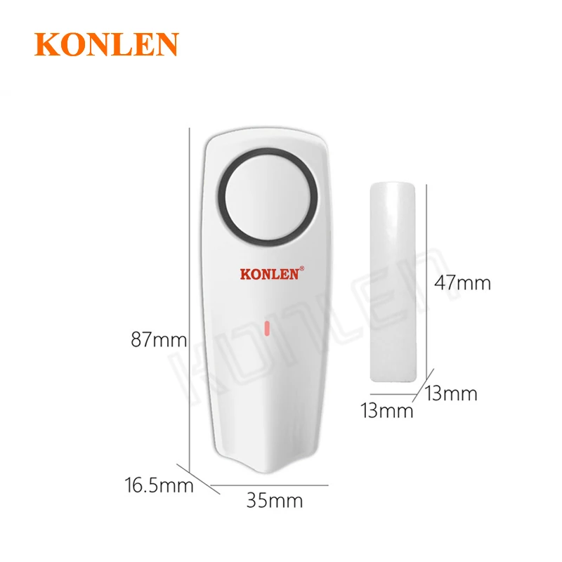 Беспроводная сигнализация для открытия окна KONLEN Tuya Φ Smart Life магнитный детектор