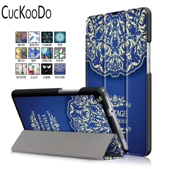 

CucKooDo Slim-Fit Coloured Drawing Slim Folding Stand Smart Case with Auto Wake / Sleep For Huawei MediaPad M3 Lite 8.0 Inch