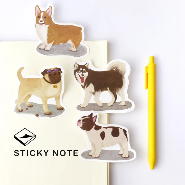 Funny Cartoon Dogs Mini Memo Pads Tear Off Notes 4 Sets Lot Kawaii Funny Cartoon Dogs Mini Memo Pads Tear Off Notes 4 Sets Lot Kawaii Stationery