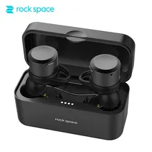 ROCKSPACE True Wireless Earbuds Hifi Bluetooth Earphone EB10 TWS Stereo With Mic for iPhone Samsung Xiaomi Charger Box Earphones