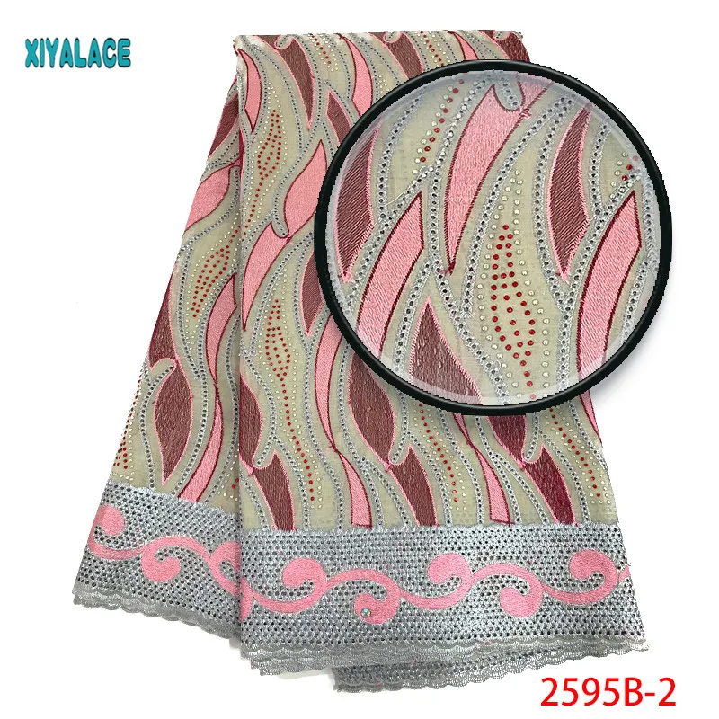 

Big African Swiss Voile Lace Fabric With Stones High Quality 2019 Soft African Voile Cotton Lace Fabric For African Man 2595b
