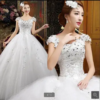 

2017 new designer ball gown white modest cap sleeve wedding dress muslim arabic women vinatge bride gowns Robe De Soiree