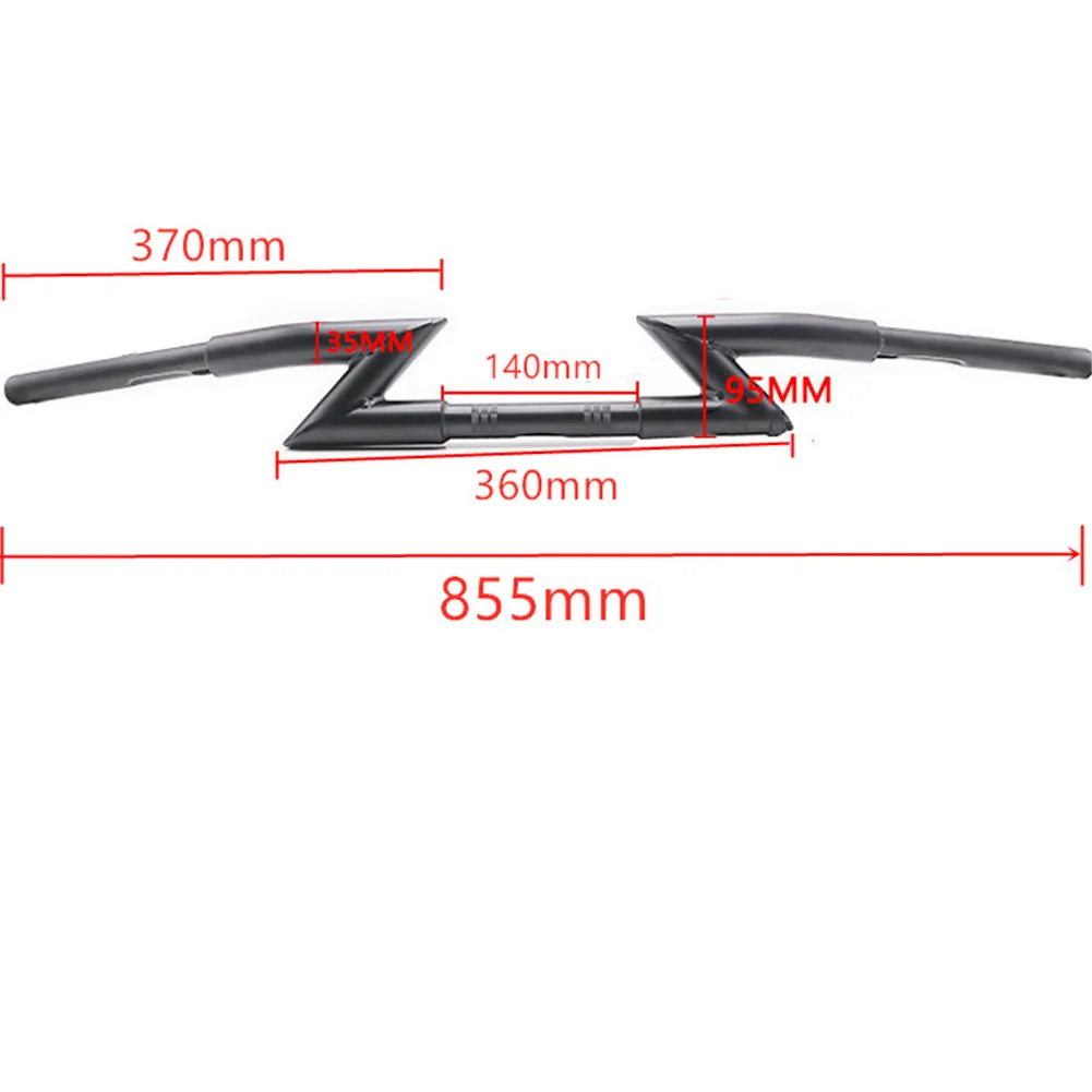 Ретро руль для Harley руль Z Модель передние руль утолщенное направление 25 мм универсальный модифицированный высокий руль Dyna