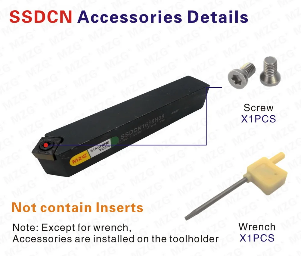 MZG CNC 12 мм 16 мм SSDCN1212H09 токарный станок резак бар поворота Арбор SCMT карбид Вставки внешний расточной инструмент зажатый стальной держатель