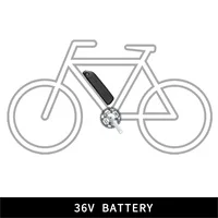 Литий-ионный Электрический велосипед чайник аккумулятор 48 В 10Ah бутылка для воды перезаряжаемый велосипедный Аккумулятор для Mid/Hub мотор комплект