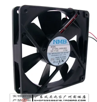 

For Minebea nmb 12 fan 12025 12v 0.74a dual ball 4710nl-04w-b59