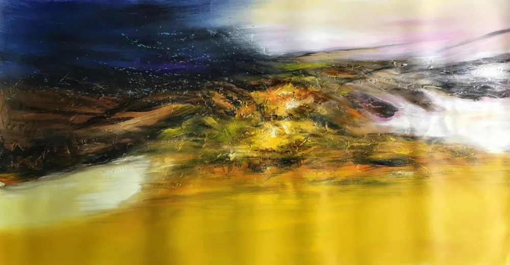 

100% Hand Painted Modern Abstract Oil Painting on Canvas Abstract Canvas Painting Wall Art Picture Painting for Living Room