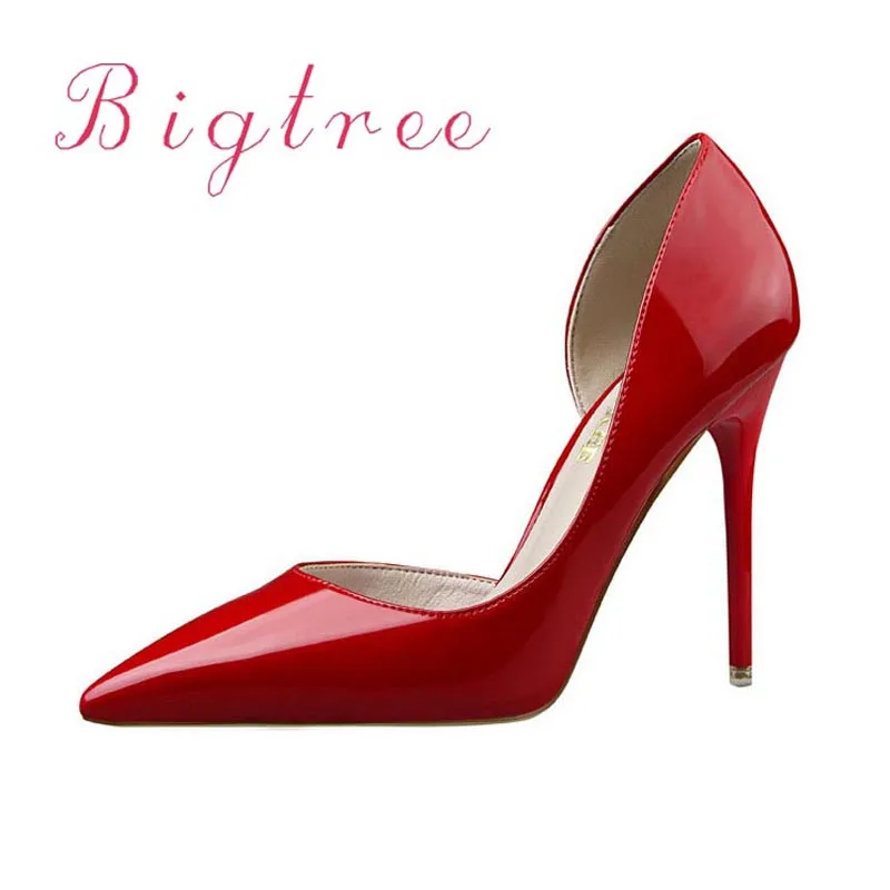 

2019 sexy summer womens silver high heel shoes high heeled 10.5cm patent leather elegant ladies office OL black pumps shoes
