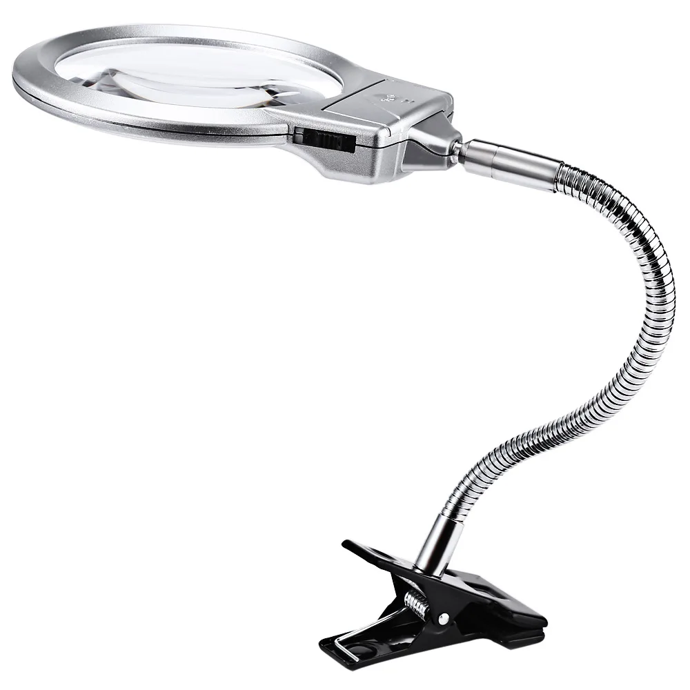 Buy Portable Clip On Tabletop 5x Magnifier Adjustable