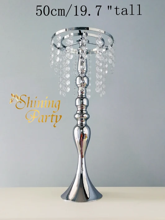 

Shining Party, Silver Color Wedding Table Centerpieces, Candle Holder, Road Lead Flower Stand, Wedding Party Home Decoration