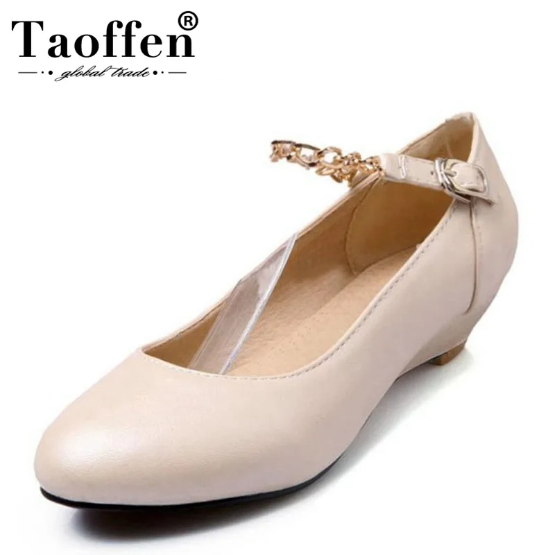 

TAOFFEN 4 Color Women Sweet Flats Shoes Simple Round Toe Ankle Strap Shoes Fashion Daily Leisure Shoes Women Size 35-39