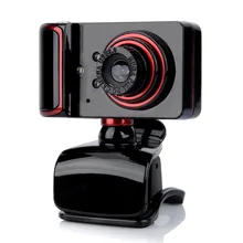 Новейший Красный Универсальный USB 2,0 HD веб-камеры видео веб-камера мегапиксельная с ПК ноутбук Настольный Встроенный микрофон Plug and play