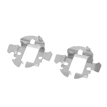 Пара автомобилей HID Ксеноновые H7 лампы база фиксатор зажимы Алюминиевый металлический держатель адаптер для Audi BMW