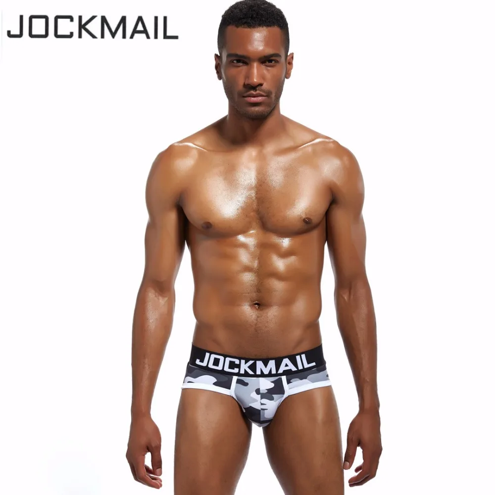 Камуфляжные мужские брифы бикини JOCKMAIL трусы из полиэстера дышащее нижнее белье