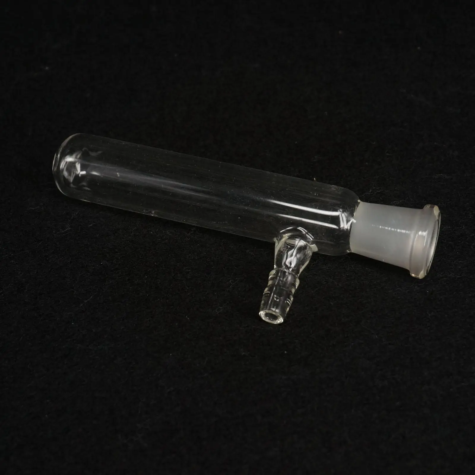 14/23 Ground Joint Glass Receiver With Hose/Arm Round Bottom Test Tube Labware