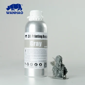 

Cheap and high quality 405NM WANHAO Resin for all brands DLP 3D Printer, 2 Liters ( 2 bottles of 1 liter )