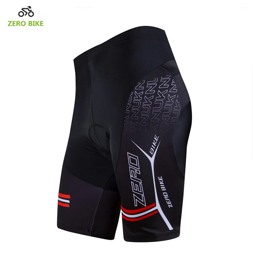 Beste ZERO FIETS Hot Koop heren Sneldrogende Fietsbroek Mountainbike Fiets 3D GEL Padded Strakke shorts Zwart M XXL