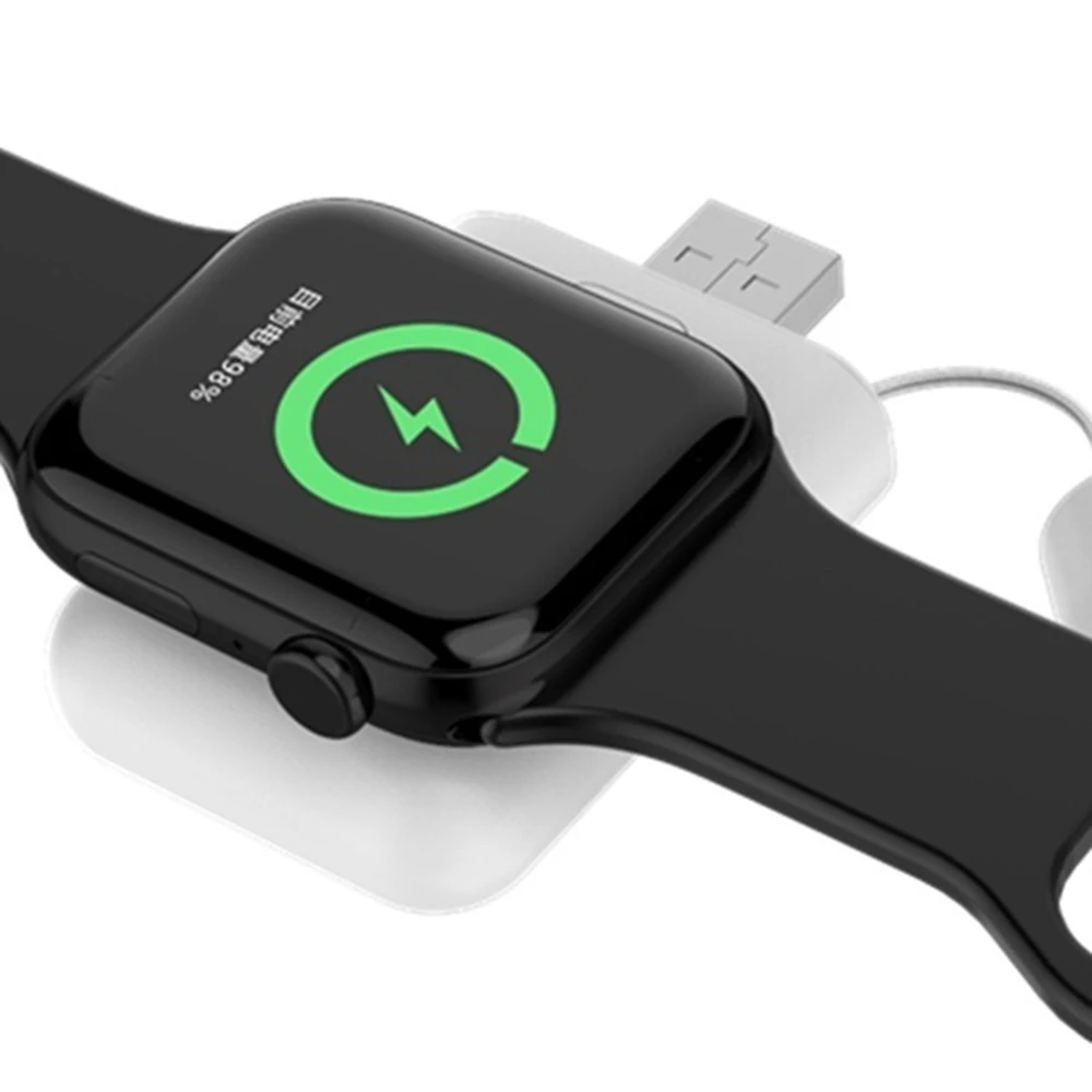 Цена Беспроводное зарядное устройство power Bank для i Watch 4, 3, 2, 1, портативное мини зарядное устройство, внешняя зарядная док станция для Apple Watch 1, 2, 3, 4