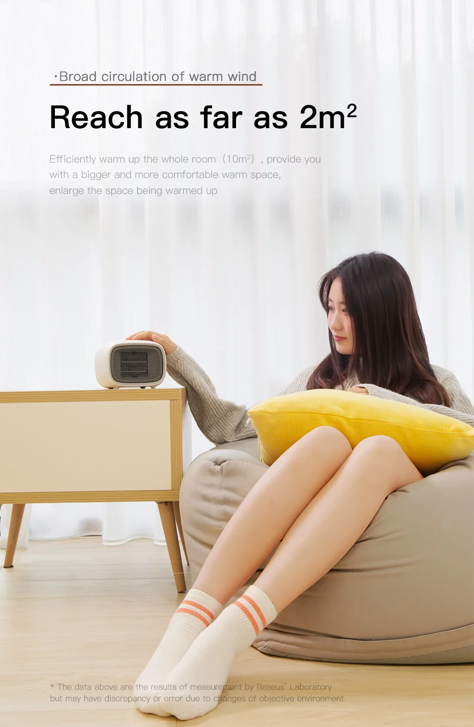 Máy sưởi điện cầm tay Baseus