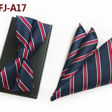 Мужская Мода рулевой Набор полиэстер шелковые галстуки комплекты красный в полоску из двух частей галстуки для мужчин галстук платок паше галстук-бабочка