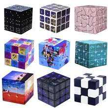 Sihirli küp 3x3x3 profesyonel kabartmalı Braille hız küp bulmaca Neo Cubo Magico çocuklar için eğitici oyuncaklar hediye fikirleri