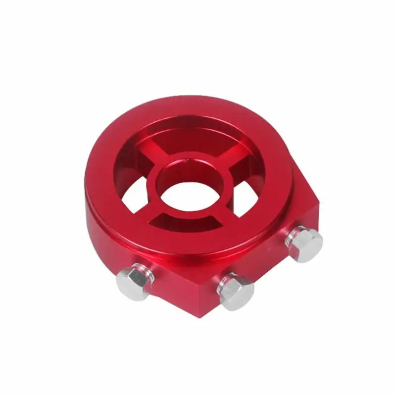 

VODOOL M20 X 1.5 Aluminum Car Oil Temp Gauge Oil Pressure Gauge Cooling Filter Sandwich Plate Adapter 1/8 NPT Car Oil Cooler Kit