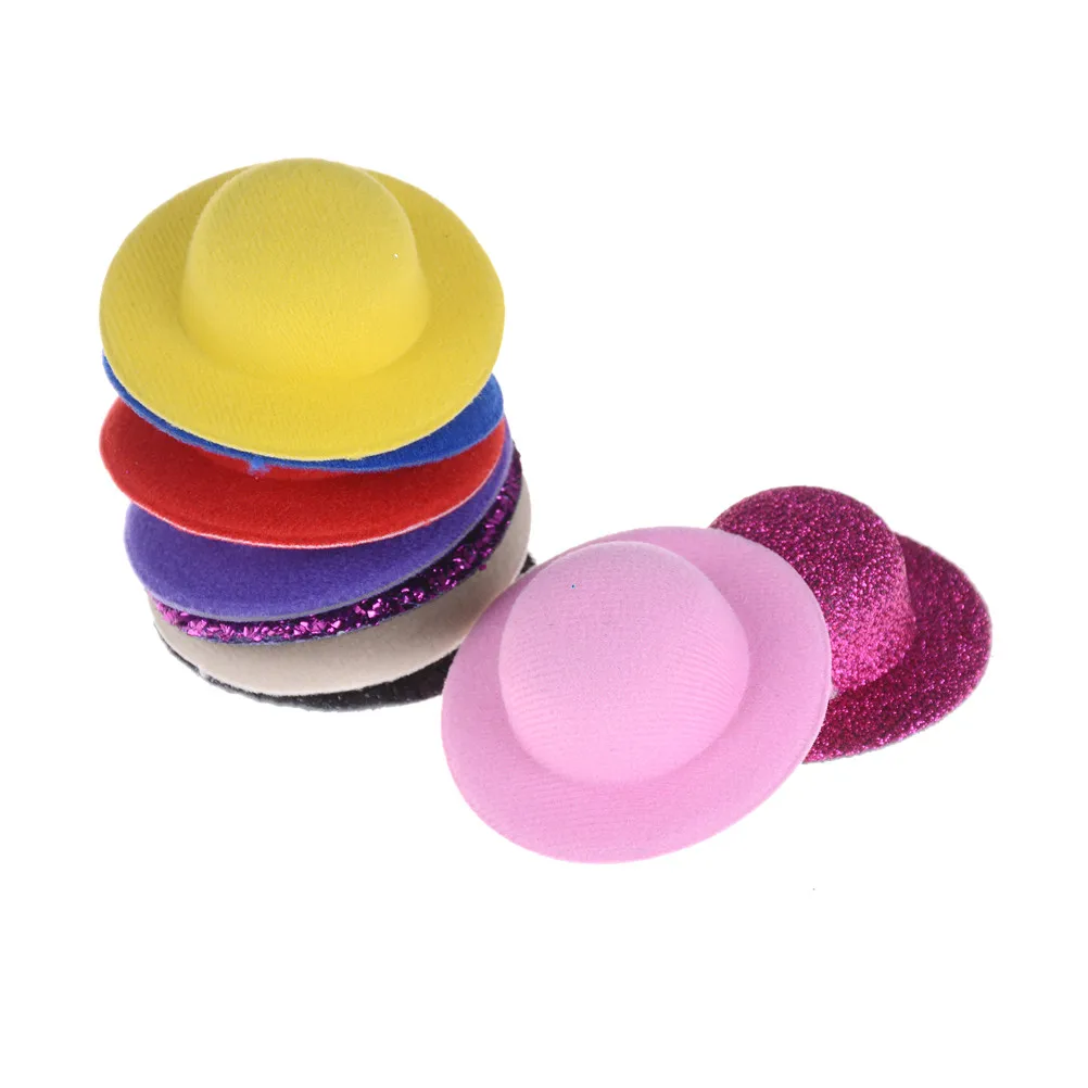 

1:12 Scale Bowler Hat Clothing Accessories Home Room Decoration Doll Accessories Dolls House Miniature 21Colors New Arrivals