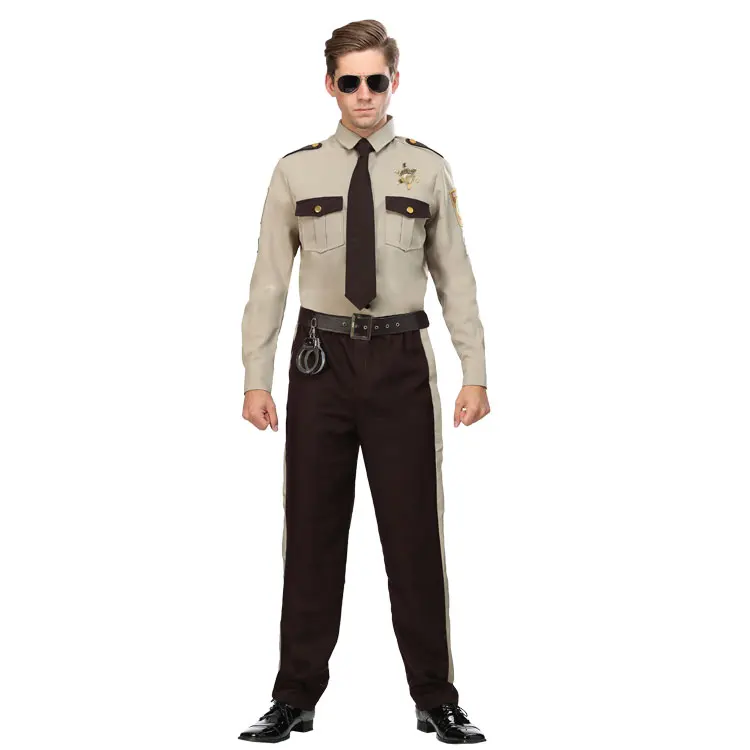 IREK/ костюм для вечеринки на Хэллоуин; костюм для взрослых и детей; костюм для костюмированной вечеринки «полицейский патруль» - Цвет: adult s
