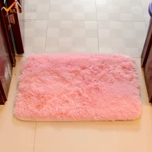 40*60 см/15,74*23,62 дюйма современный коврик для ванной комнаты Противоскользящий прямоугольный мохнатый коврик для ванной комнаты