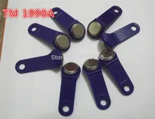 50pcs/lot 1990A-F5 TM card tm sauna lock card Dallas ibutton touch memory button with handle For guard tour not rewritable