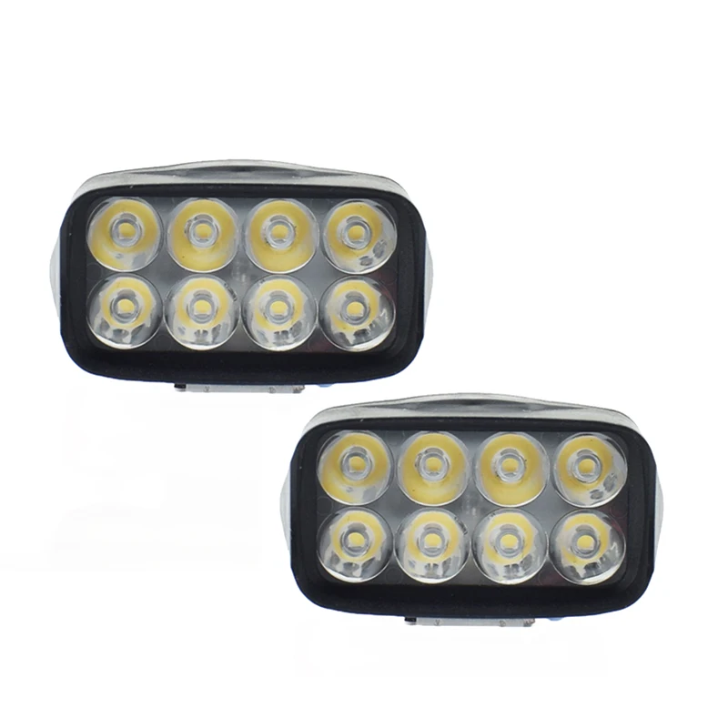 Moto rcycle фары Противотуманные фары 1200LM супер яркий moto вспомогательная лампа 12v 12w 8LED moto rbike прожекторы рабочее освещение