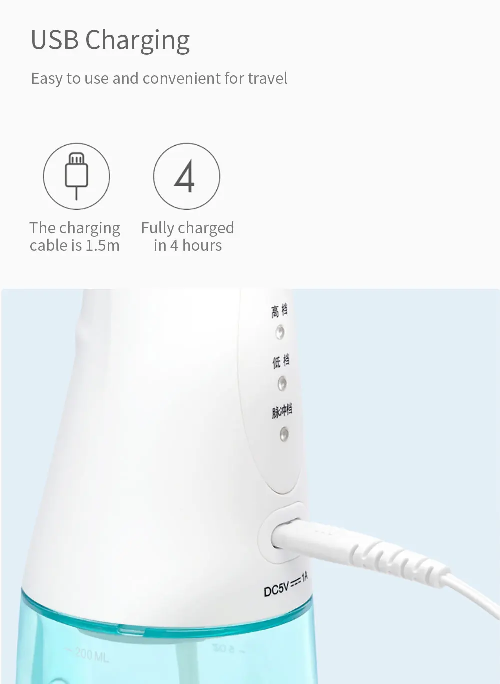 Xiaomi miaomiaoce Electric Nasal Wash 360 degree rotation Cleaner Nose Rechargeable Waterproof Allergic Rhinitis Neti Pot Kit (4)