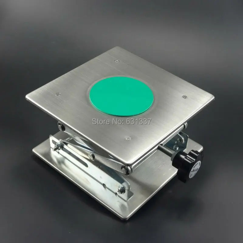 

Laboratory Equipment 200x200x280mm Lab Jack stainless steel Raising Platform Lifting Table 8'' inch