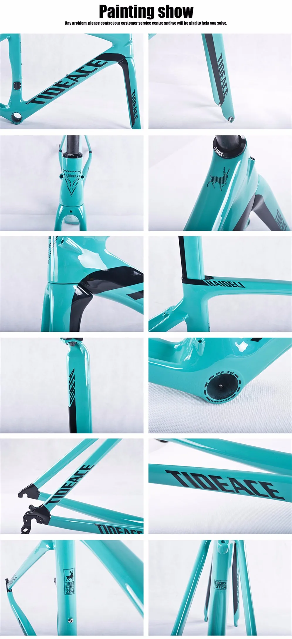 Flash Deal Light Weight 49 52 54 56 58cm Carbon Road Bike Frame Chinese Carbon Road Frame Cycling Bicicleta Road Bike Frameset 7