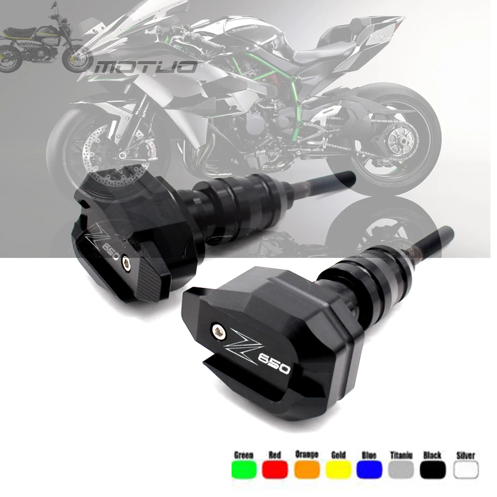 

For KAWASAKI Z650 Z 650 2017 2018 2019 Motorcycle CNC Falling Protection Frame Slider Fairing Guard Anti Crash Pad Protecto