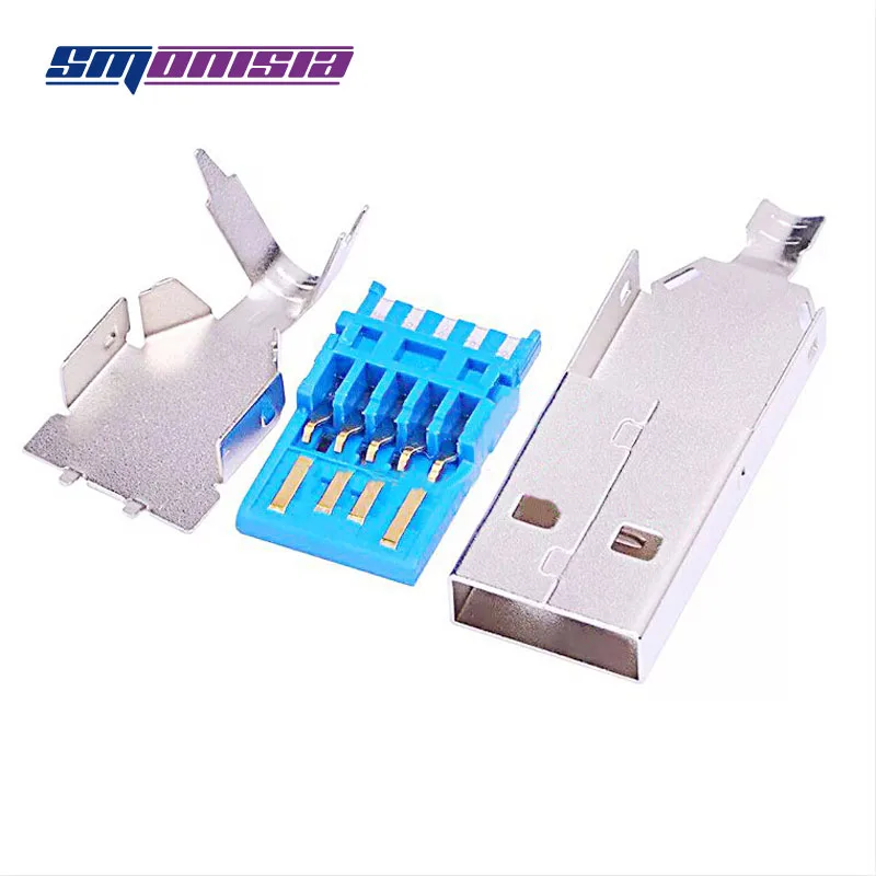 200set USB3.0 solder wire male + soldering male +2.0 line USB terminal