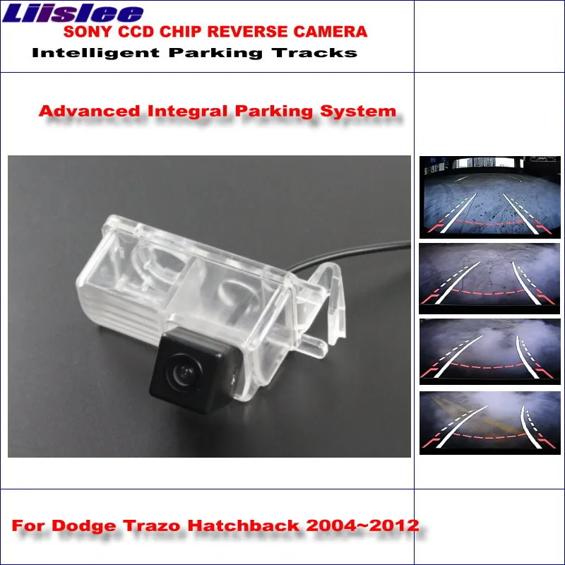 

Liislee HD CCD SONY Rear Camera For Dodge Trazo Hatchback 2004~2012 Intelligent Parking Tracks Reverse Backup NTSC RCA AUX