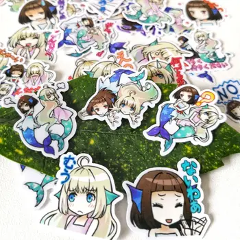 

20/40pcs Pretty Beautiful Mermaid Cartoon Scrapbook Paper Sticker DIY Craft Sticker Photo Diary Decoration