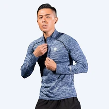 TFSCLOIN быстросохнущая Мужская футболка спортивный топ с длинными рукавами Спортивная одежда для фитнеса уличная футболка для бега тренировочная рубашка