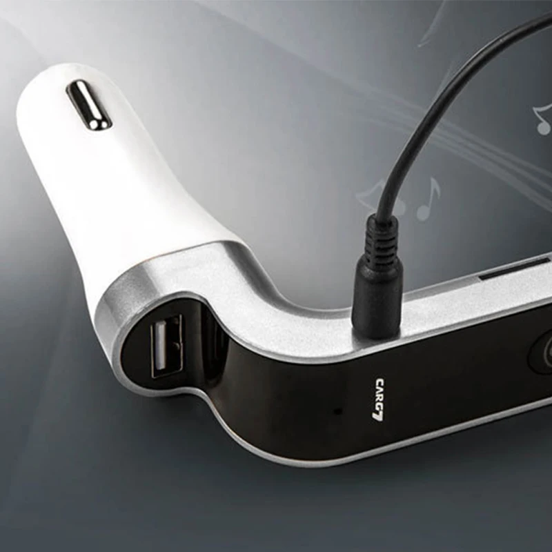 4 в 1 Hands Free Беспроводной Bluetooth FM передатчик G7 + AUX модулятор Автомобильный комплект