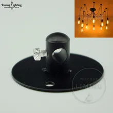 10x фитинг люстра 45 мм диаметр Ретро держатель лампы винтажный светильник база антикварная потолочная база розовый крюк кольцо пластина светильник держатель